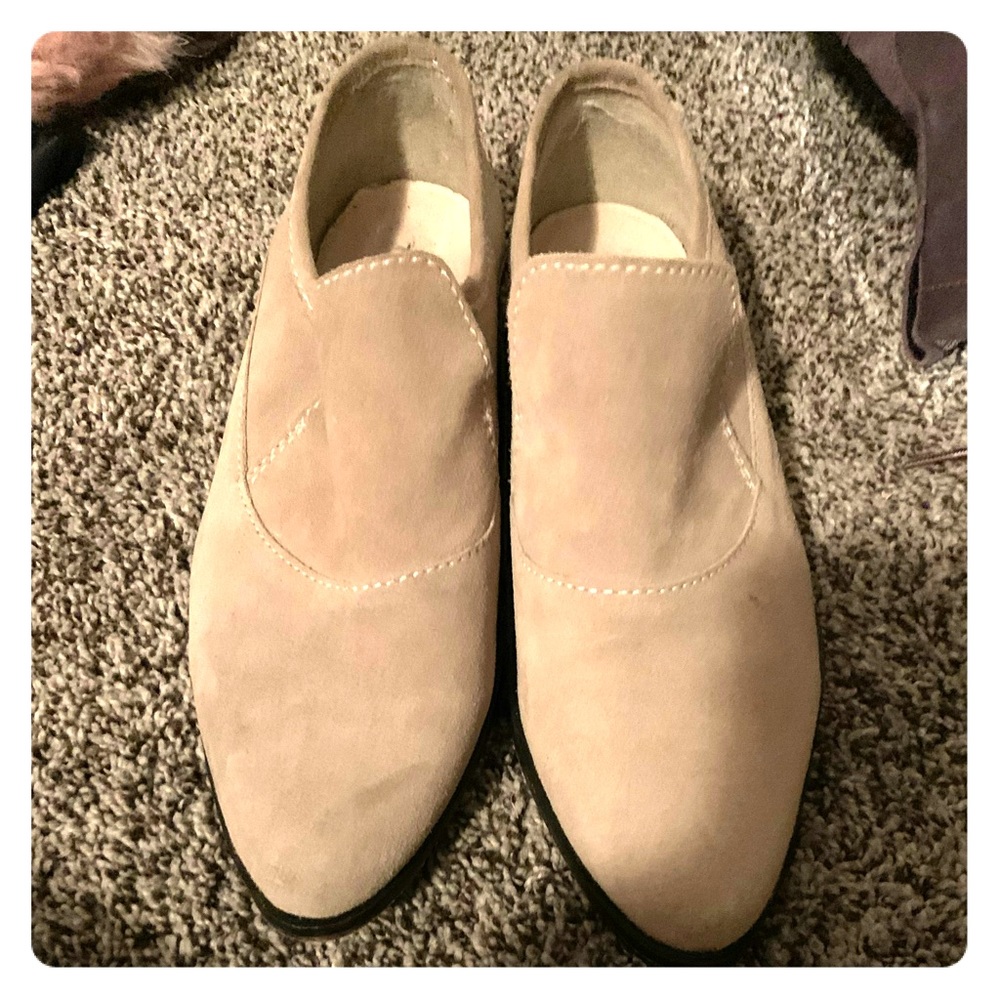 Free people Brady suede slip on loafers